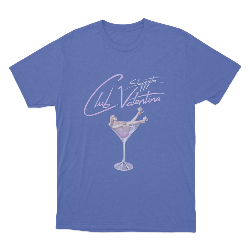 Club Valentine Tour Unisex T Shirt Blue Club Valentine Tour Unisex T Shirt Blue
