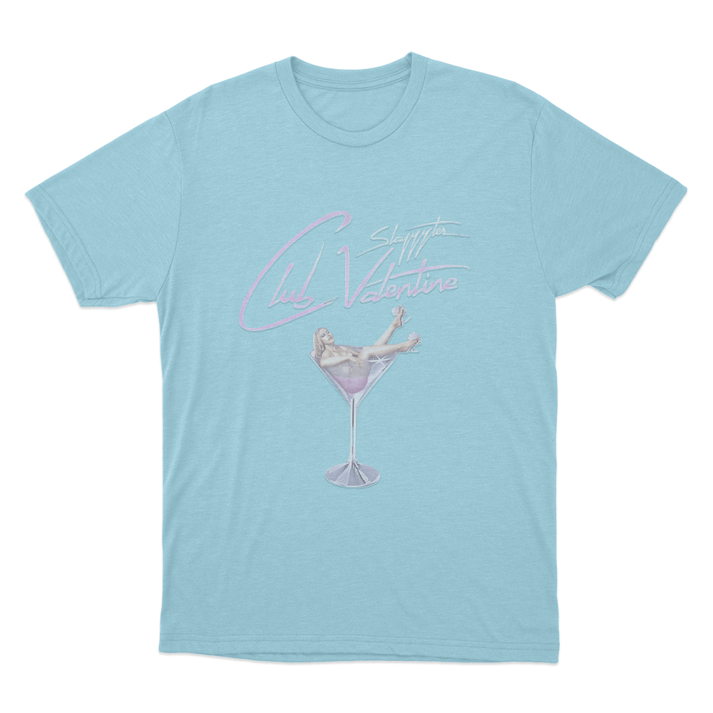 Club Valentine Tour Unisex T Shirt Sky Blue Club Valentine Tour Unisex T Shirt Sky Blue