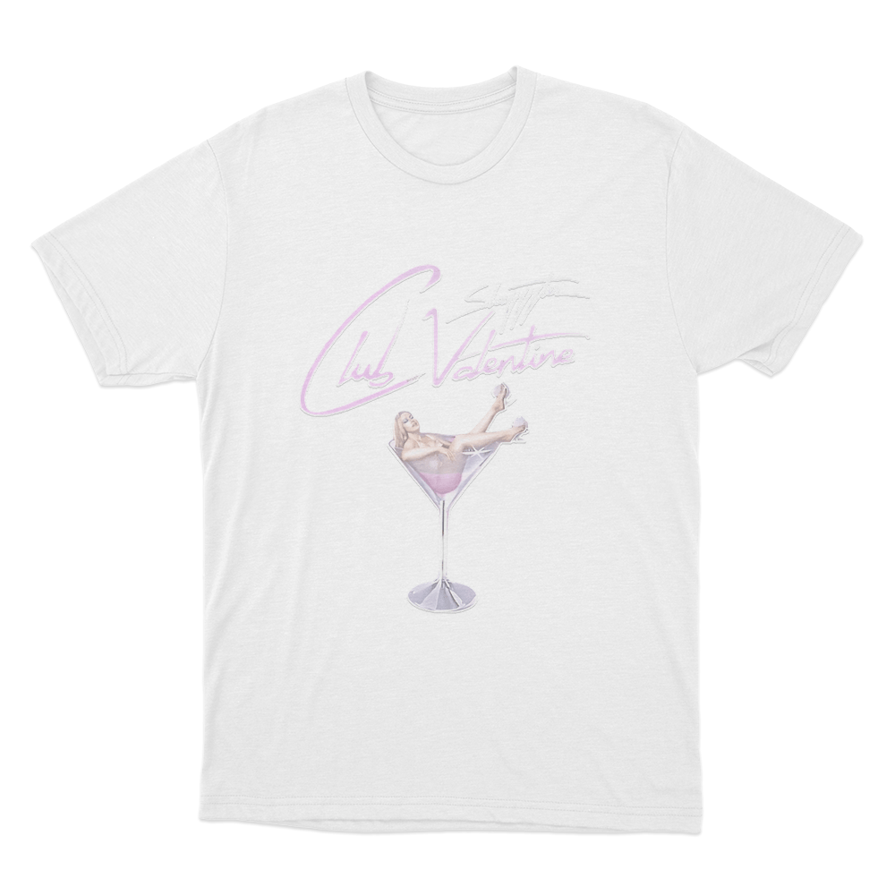 Club Valentine Tour Unisex T Shirt White Club Valentine Tour Unisex T Shirt White
