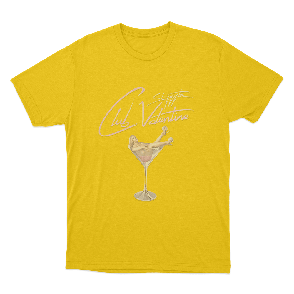 Club Valentine Tour Unisex T Shirt Yellow Club Valentine Tour Unisex T Shirt Yellow