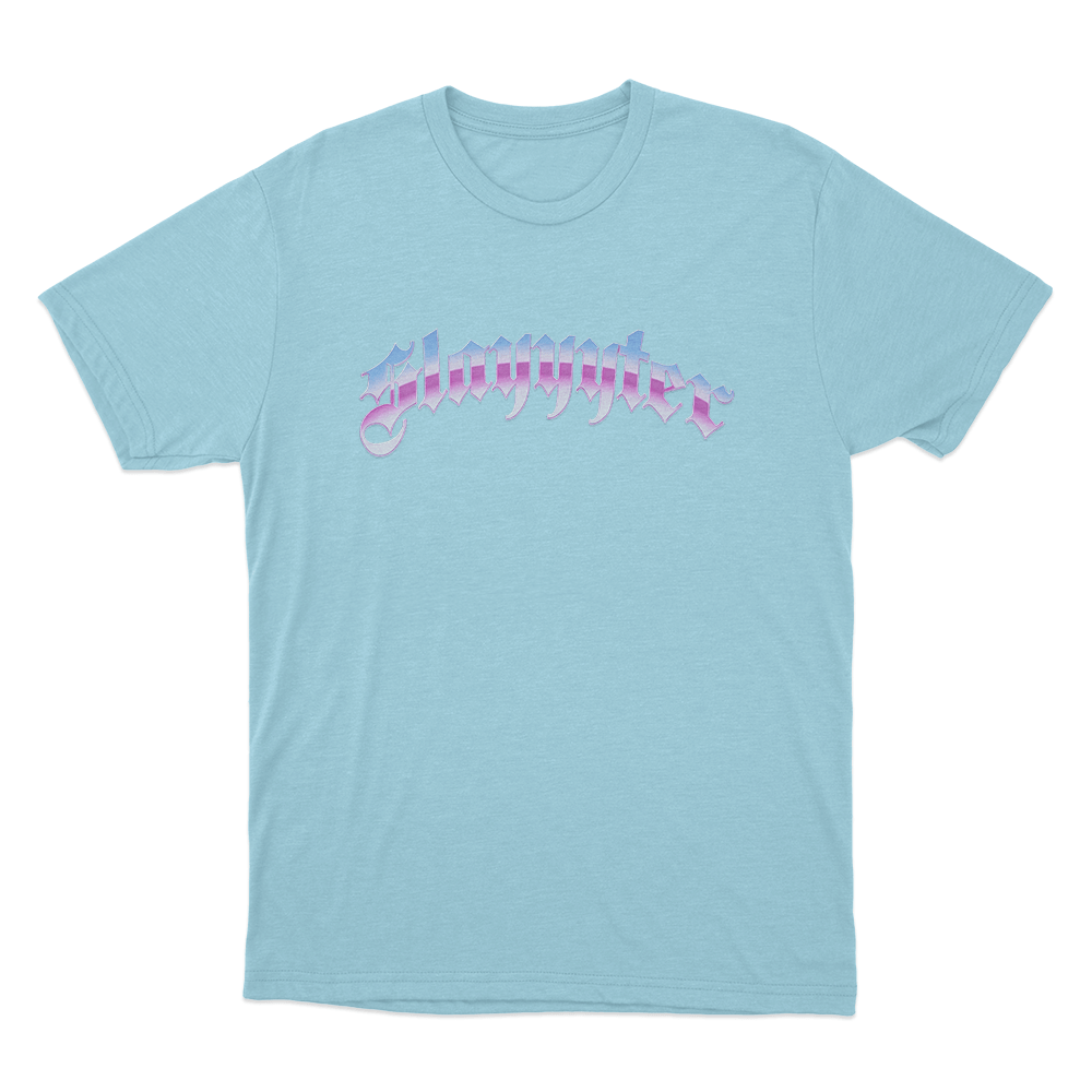Slayyyter Gothic Unisex T Shirt Sky Blue Slayyyter Gothic Unisex T Shirt Sky Blue