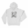 Worst Girl In America Sharpie Unisex Hoodie White